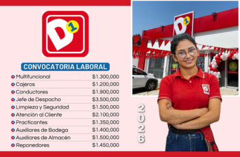 Tiendas D1 Busca Nuevos Colaboradores: Postula Hoy