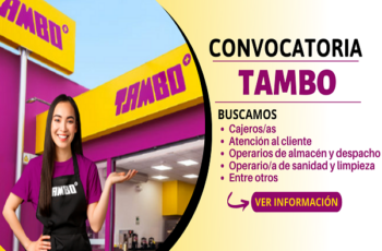 ¡Sé parte de Tambo+! Vacantes disponibles en Lima y provincias